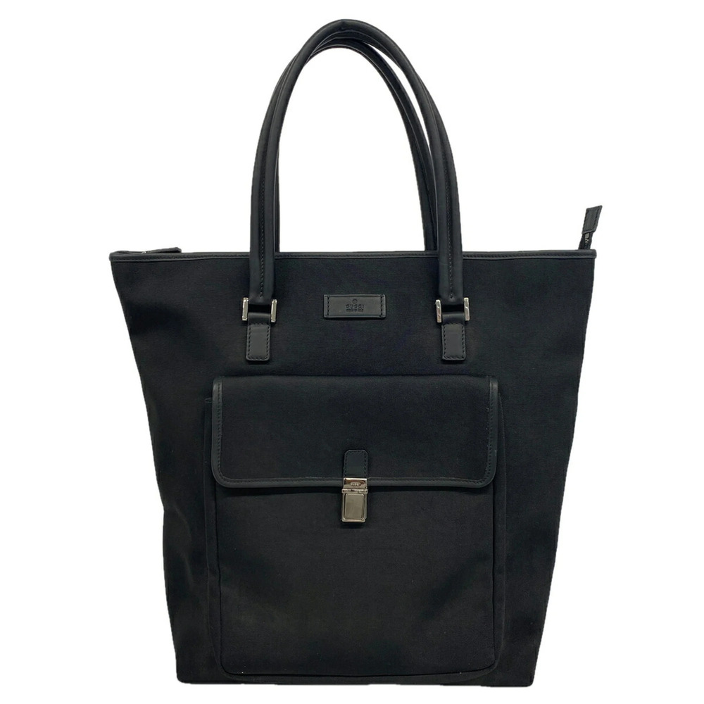 Gucci Tote Bag 108832 Canvas Black Women's